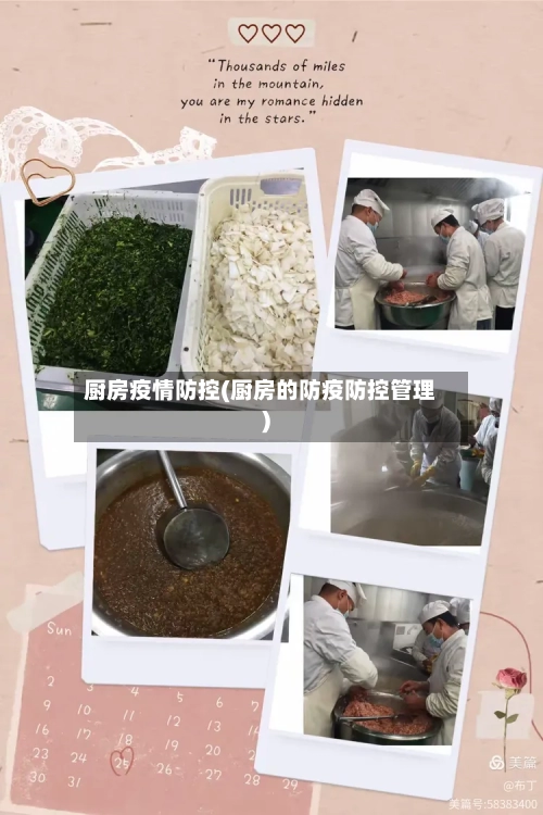 厨房疫情防控(厨房的防疫防控管理)-第2张图片