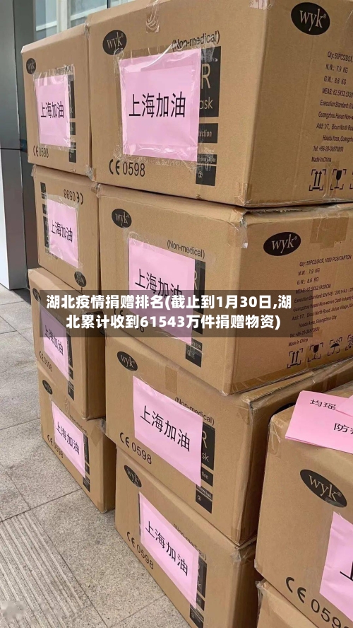 湖北疫情捐赠排名(截止到1月30日,湖北累计收到61543万件捐赠物资)-第2张图片