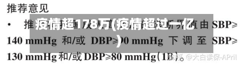疫情超178万(疫情超过一亿)-第3张图片