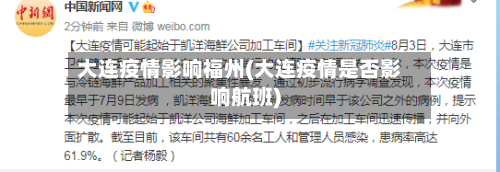 大连疫情影响福州(大连疫情是否影响航班)-第2张图片