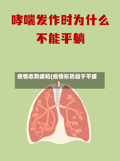 疫情态势缓和(疫情形势趋于平缓)